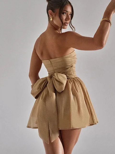 Abito corto "CECILIA CRISTALLO"