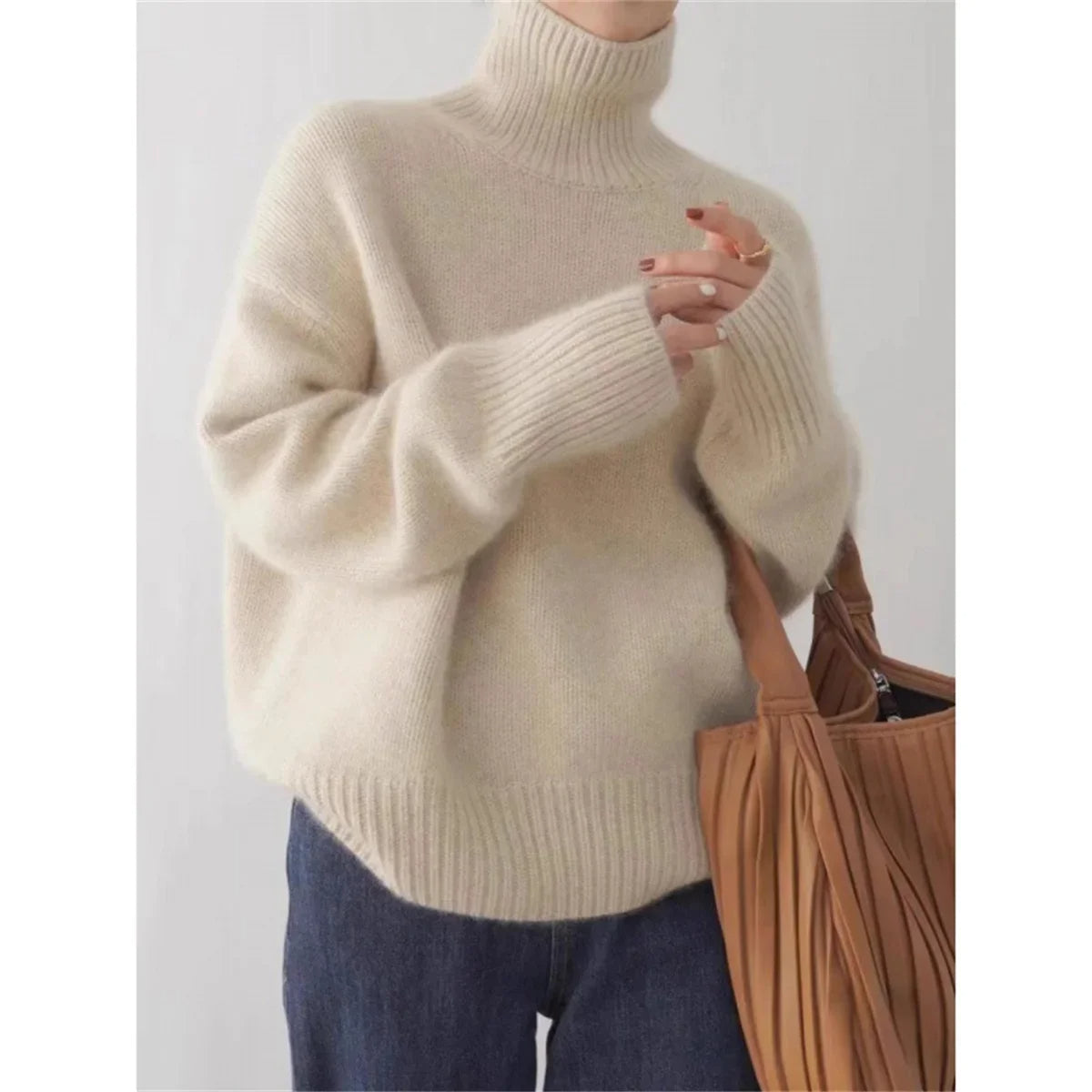 Cashmere - Maglione a collo alto