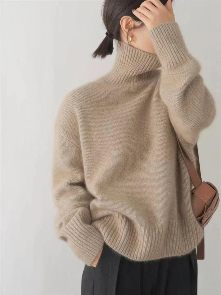 Cashmere - Maglione a collo alto