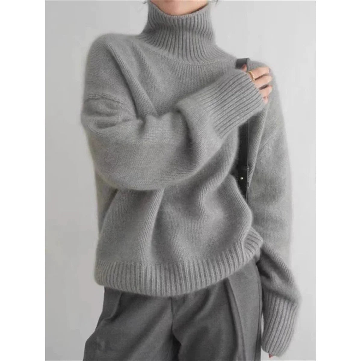 Cashmere - Maglione a collo alto