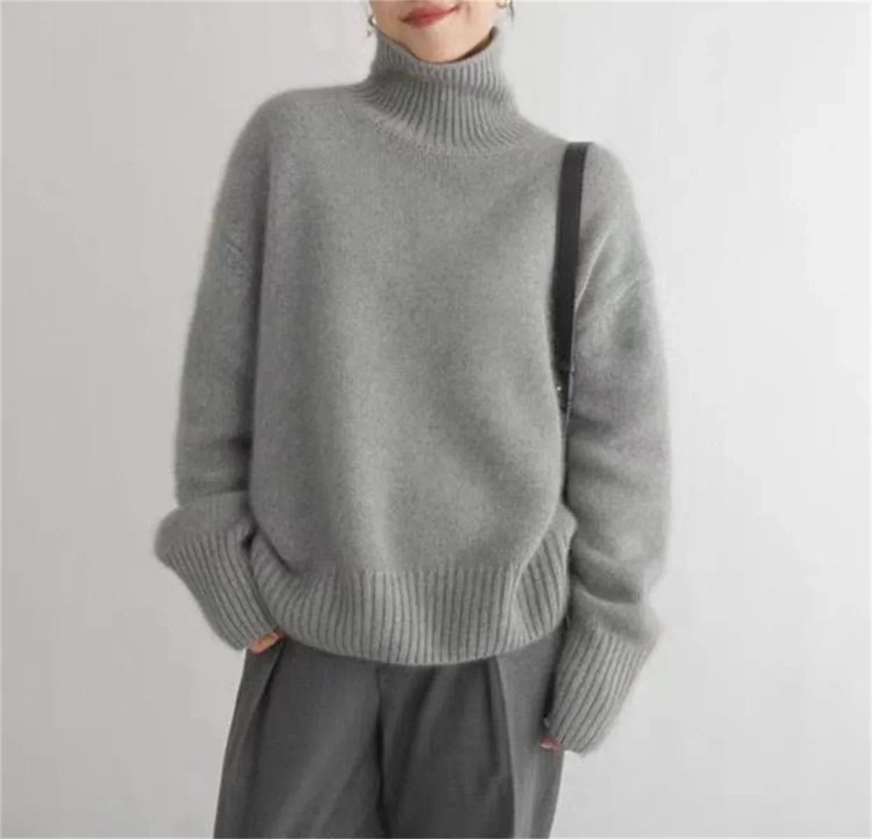 Cashmere - Maglione a collo alto