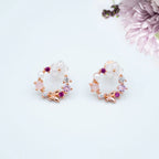 "Pendientes Florales Artesanales de Venecia"