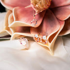 "Pendientes Florales Artesanales de Venecia"